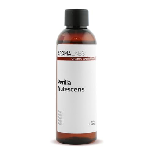 Périlla BIO (Perilla frutescens) - 100 mL - Huile Végétale Vierge et Certifiée Cosmos - Aroma Labs - Made in France