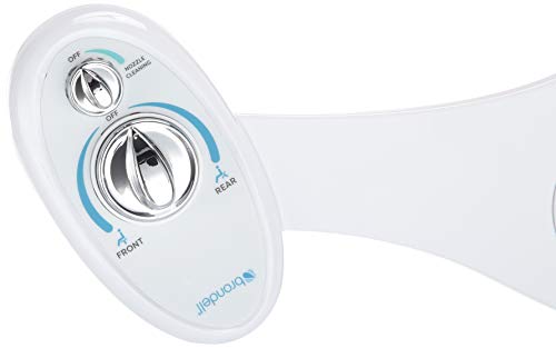 Brondell Bidet Left Hand Bidet Attachment Southspa Dual Nozzle - Control Panel On Left Side - Dual Positionable Nozzles For Front And Rear Wash, Lh-12 #TOP2