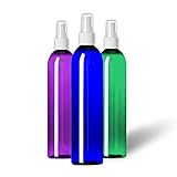 MoYo Natural Labs Psychedelic 4 Oz No Leak Fine Mist Travel Spray Mist Bottles 4 oz Pump Spray Bottle 4 ounce 118ml Pack of 3