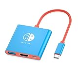 Switch-Dockingstation, USB-C-auf-HDMI-Adapter, 4K30Hz, kompatibel mit Switch Steam Deck Laptop(LHK 3in1)