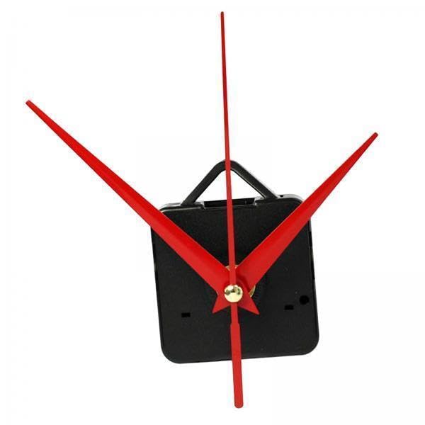 3xLong-Hands Quartz Wall Clock Spindle Movement Mechanism Repair Tools Red
