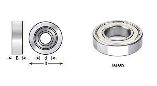 Roulement Insert Accessory 1-1/4x2-1/2x5/8 Amana Tool 61660 - 3