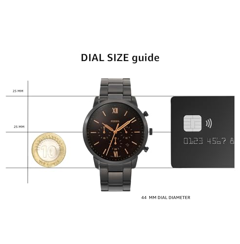 Fossil Neutra Analog Black Dial Men's Watch-FS5525 - Image 6