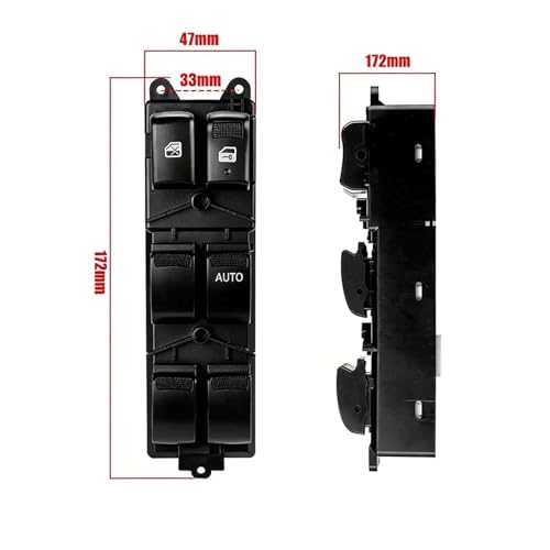 Interrupteur lève-vitre Isuzu Dmax 2012-2019 commande avant droit