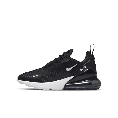 Nike Big Kids' Air Max 270 Shoes, Black/White-Anthracite, 5Y