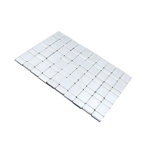 Motoforti Universal Car Tire Wheel Balance Weights Strips, Metal, Silver Tone, 10 Pc