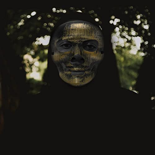 Komonee Halloween Mask Skull Gold Costume Adult Outfit Scary Spooky Horror Party Face Fancy Dress Cosplay For Men Women (HM12) - Image 3