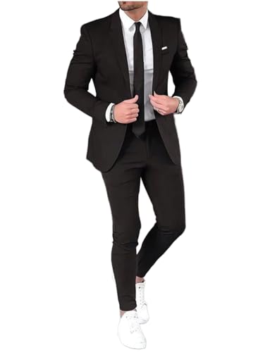 Costume revers cranté haut de gamme ensemble deux pièces veste et pantalon ajusté Ulnomio