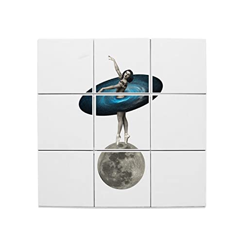 Carreaux céramique ballet lunaire 15,2x15,2 cm lot de 9