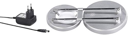 Lunartec Nachttischlampe: Zusammenklappbare SMD-LED-Schreibtischlampe, 220 lm, warmweiß, 3 Watt (Tischleselampe) – Bild 6