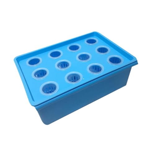 Dualoai Boîte de Culture Hydroponique 12 Trous, Système Hydroponique, Boîte de Culture pour Légumes