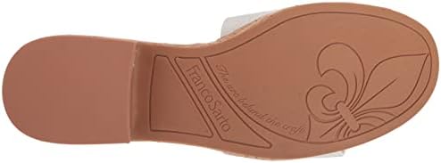 Franco Sarto Womens Pony Slide Sandal White 10 M | Image 3
