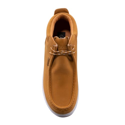 Image of Lugz Men's Fringe Classic Moc-Toe Boot, Golden Wheat /White, 6.5 W