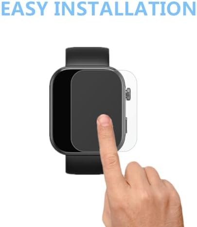Screen Protector Compatible for TOZO S6 Smartwatch 1.85" (6 Pack) PET Clear Film For S6 Smart Watch