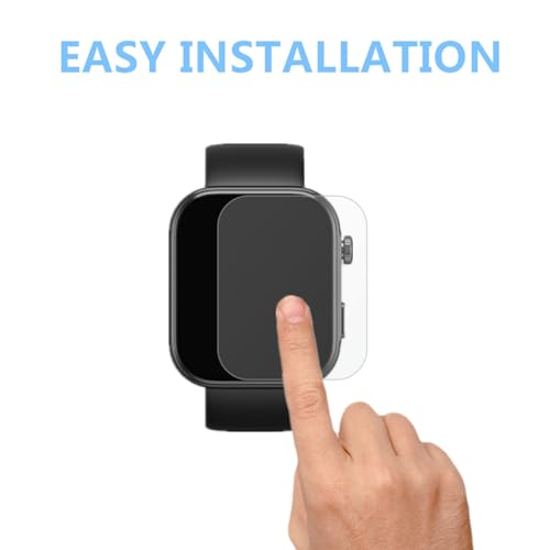 Screen Protector Compatible for TOZO S6 Smartwatch 1.85" (6 Pack) PET Clear Film For S6 Smart Watch