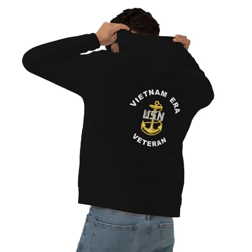 United States Navy Vietnam Era Veteran Hoodies Hooded Sweatshirts Casual Drawstring Hoody Pullover For Mens4