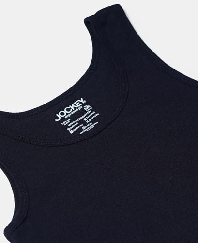 Image of Jockey SG02 Girls Super Combed Cotton Rib Solid Inner Tank Top