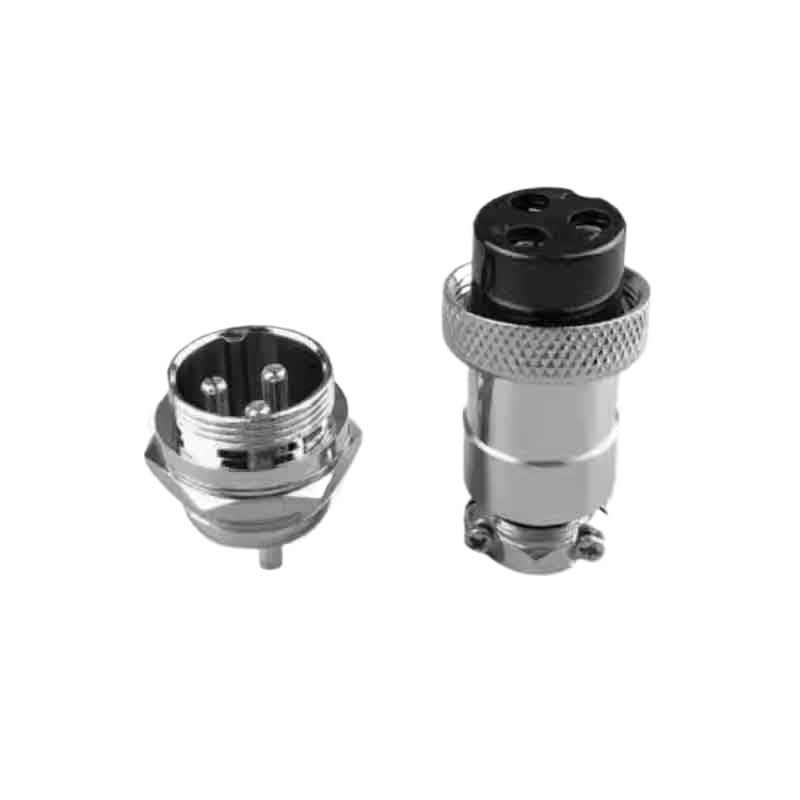 Gniazdo wtykowe lotnicze z przewodem GX20 2 3 4 5 6 7 8 9 10 12-pinowy kabel złącza 7-20 A 250 V męska i żeńska linia przyłączeniowa (męski z przewodem, 20 CM_2P)