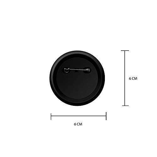 AVI Pin Badge Metal with Black Born to Ride Black Logo Quote Design Pack of 1 R8000959