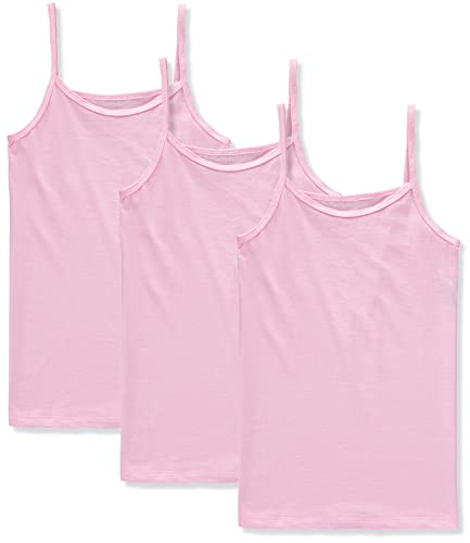 Fruit of the Loom Girls' Big 3 Pack Cami (Large, 3 Pack - Cami - Pink)