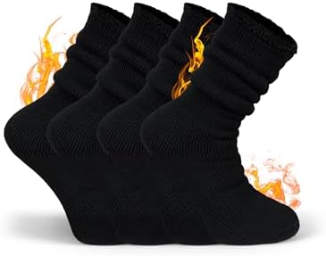 Josnown Thermosokken voor heren, 5 paar dikke warme wintersokken