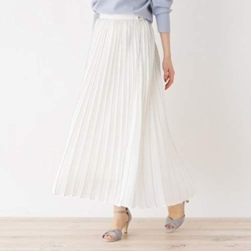 Amazon オペークドットクリップ Opaque Clip プリーツデザインスカート ホワイト 001 38 M スカート 通販