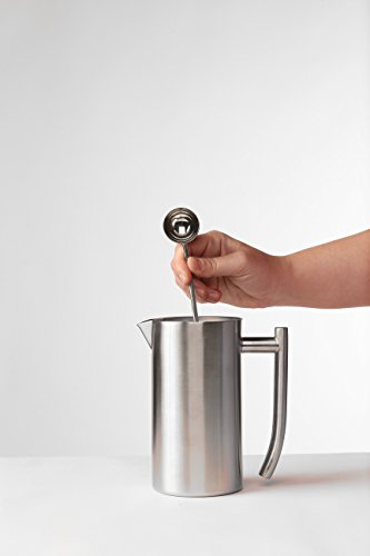 Frieling USA Double Wall Stainless Steel French Press Coffee Maker with Zero Sediment Dual Screen, Polished, 8-Ounce - Thumbnail 5