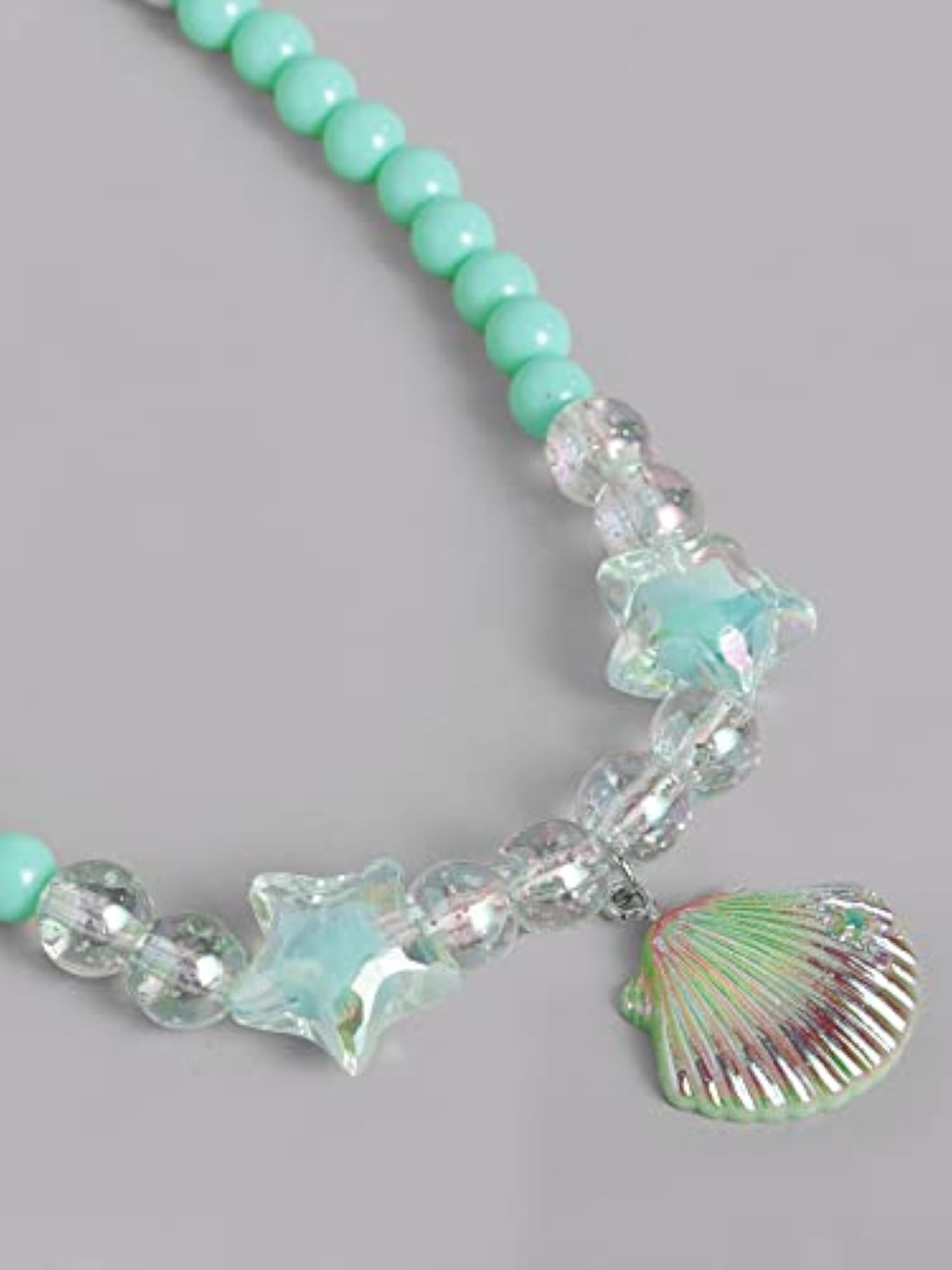 Girls' Princess Star Beaded Necklace & Bracelet Set