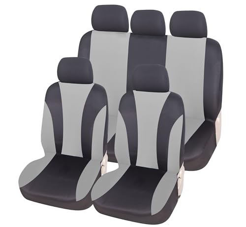 Auto Accessori Lupex - Copri sedili Auto Universali LS06 | Colore Grigio | Set...