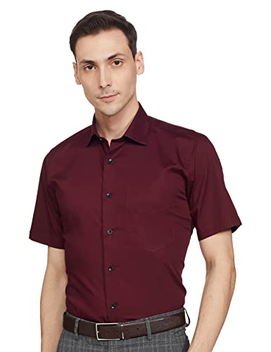 Image of Van Heusen Men's Regular Shirt (VHSHBCUPT84789 Brown 44)