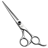 Fenice Totem Dog Grooming Scissors: 7 inch Pet Shears Made Of Japanese 9CR Advanced Stainless Steel Professional Grooming Scissors for Dogs Cats and Other Pets