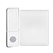 Wireless Doorbell,Waterproof 7 Colour LED Flash Button Door Bell with 5 Levels Volume,32 pcs of Music,200M Operating Range (1 Door Bell + 2 Sticker + 1 Installation Kit)