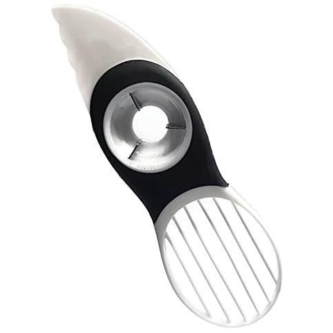 Click2Home 3-in-1 Avocado Slicer, Pitter, Tool - White Cover