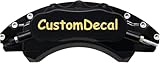 Custom Calipers Stickers/Decal Die-Cut Brake Caliper Decals – High-Performance Vinyl, Multiple Colors | Custom Vehicle Aesthetic Stickers