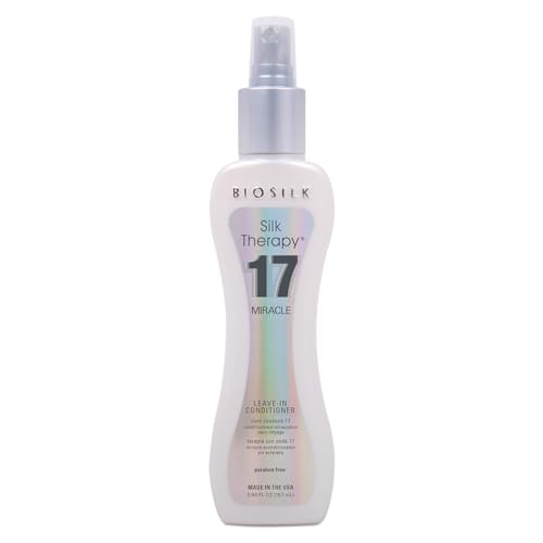 BioSilk Silk Therapy Miracle 17, Leave-In Conditioner, 5.64 Oz | For Dry…