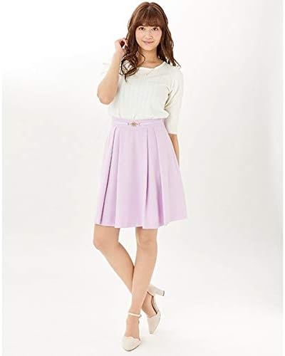 Amazon パターン フィオナ Pattern Fiona 花チャーム大人タックフレアスカート ラベンダー S スカート 通販
