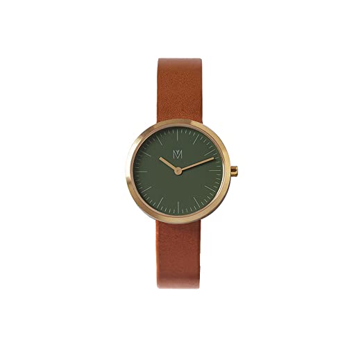 �y�����V���b�v�z�}�x�� �E�H�b�`�Y Maven Watches 28mm Artisan Series �~�j�}���t�@�b�V���� �l�C�r���v ���킢�� �����ɐl�C�v���[���g �V���v���ȍ������v (DUSTY OLIVE BROWN MN 28MM)