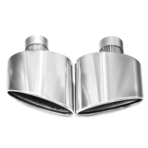 Embout d'échappement ovale look sport pour trajets quotidiens en A6