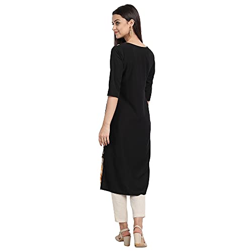 Image of Women's Crepe Straight Kurta
