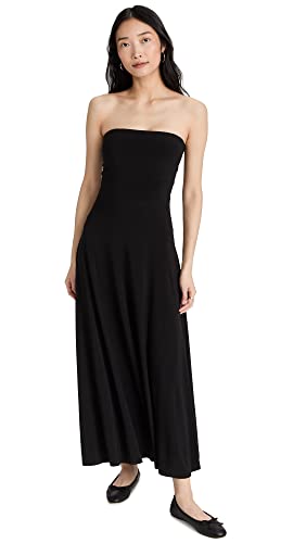 Image of Norma Kamali Women's Strapless Flared Dress to Midcalf