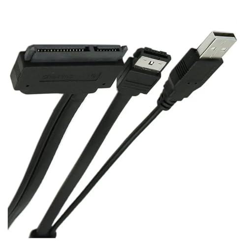 Cable SATA 22Pin a ESATA y USB 0.5 m miniatura 2