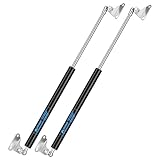 ARANA 25 inch 200 LB Gas Prop Struts Shocks with L Mounting Brackets, 2 Pcs 25' 889 N Lift-Support Gas Springs for Heavy Duty Murphy Bed Large Outdoor Box Lid Trap Door Floor Hatch (Super Strong)