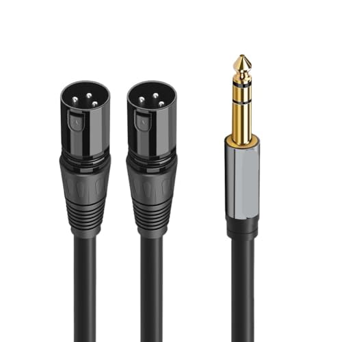 Cable Jack 6.5mm a XLR macho con protección miniatura 2