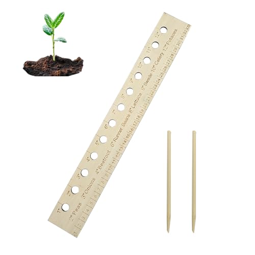 Garden Seed Spacer Planting Ruler & Dibber Tool
