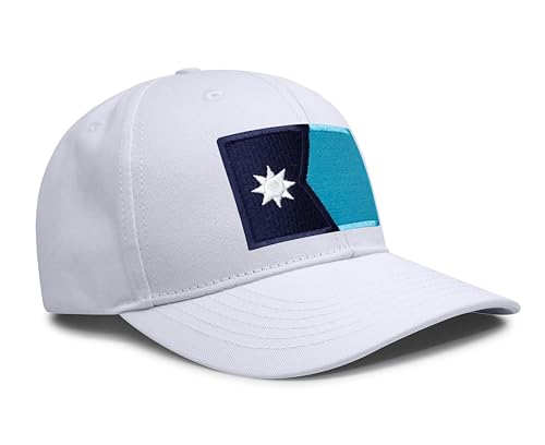 Image of International Tie State Hat for Men and Women, Adjustable Snapback Trucker Baseball Cap with Embroidered Patch