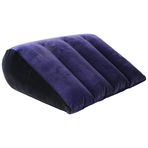Packool Inflatable Sex Pillow Cushion, Triangle Wedge Pillow Position Cushion Positioning Pillow, Lightweight and Portable, for Coulples and Valentines