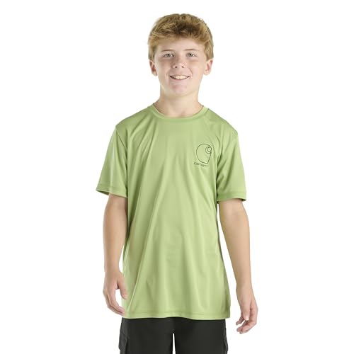 Carhartt Short Sleeve Force Sun Defender T-Shirt Bright Light Green 5