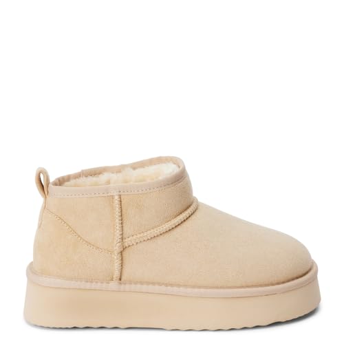 BEACH by Matisse Womens Breckenridge Round Toe Pull On Platform Casual Boots Ankle Low Heel 1-2" - Black2