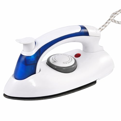 Mini Ferro de Passar Roupas Portátil, Vaporizador Dobrável Compacto, Ideal para Viagem, Hotel e Escritório