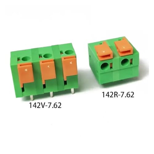 Conectores de bloque de terminales para cable con resorte PCB modular de 50 piezas 5